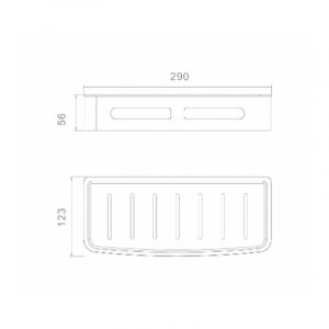 CLEAN2 | 091.2300 Sponge basket, hidden fastening
