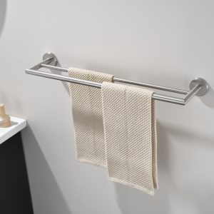 POLO | 175.0960 BP Double bath towel holder, 600mm