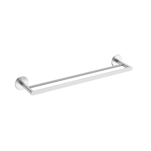 LUXURY | 246.0960 BP Double bath towel holder, 614mm