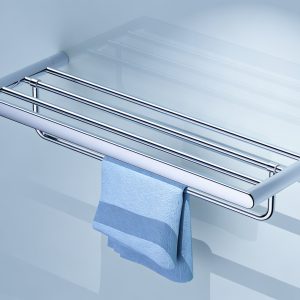 JUST | 250.1161 Bath towel rack, adjustable 610mm
